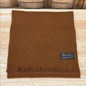 Park Lane Wool and Cashmere Rich Tan Men's Scarf